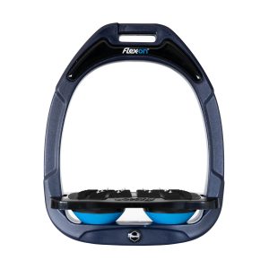 Flex-on Steigbügel Green Composite U-Grip (flacher Tritt) Marine/Light Blue | kavalio - für mich und mein Pferd