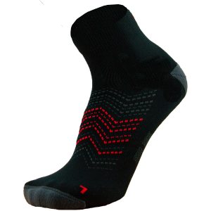 Wapiti Run Oekotec short GR01 Socken