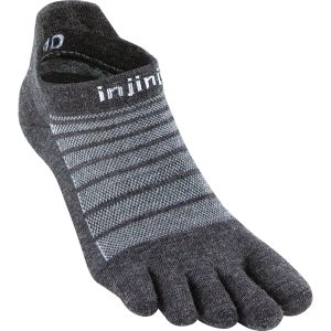 Injinji Run Lightweight No-Show Merino Socken