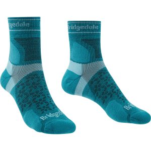 Bridgedale Damen Ultralight T2 Merino Sport 3/4 Crew Socken