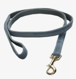 Kentucky Dogwear Hundeleine Velvet 120 cm Size L Light Blue | kavalio - für mich und mein Pferd