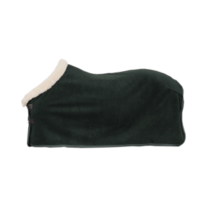 Kentucky Horsewear Abschwitzdecke Fleece Show Heavy Fellkragen Dark Green 155 | kavalio - für mich und mein Pferd