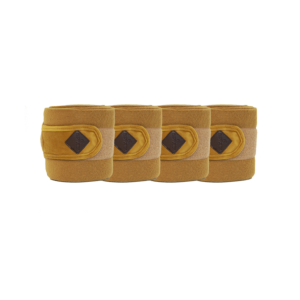 Kentucky Horsewear Fleecebandagen Velvet Senfgelb Full | kavalio - für mich und mein Pferd