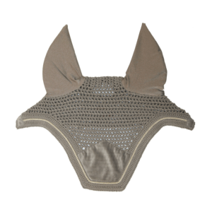 Kentucky Horsewear Fliegenmütze Wellington Basic Velvet Fliegenhaube Beige Full | kavalio - für mich und mein Pferd