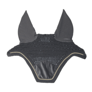 Kentucky Horsewear Fliegenmütze Wellington Basic Velvet Fliegenhaube Grau Full | kavalio - für mich und mein Pferd