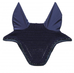 Kentucky Horsewear Fliegenmütze Wellington Glitter Soundless Full Dunkelblau | kavalio - für mich und mein Pferd