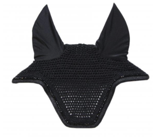 Kentucky Horsewear Fliegenmütze Wellington Glitter Soundless Full Schwarz | kavalio - für mich und mein Pferd