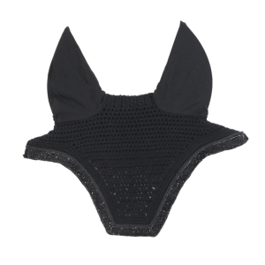 Kentucky Horsewear Fliegenmütze Wellington Glitter Stone Soundless Schwarz Full | kavalio - für mich und mein Pferd