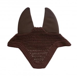 Kentucky Horsewear Fliegenmütze Wellington Soundless Fliegenhaube Braun L | kavalio - für mich und mein Pferd