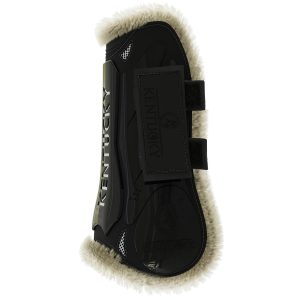 Kentucky Horsewear Gamaschen Velcro Kunstfell Schwarz M | kavalio - für mich und mein Pferd