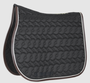 Kentucky Horsewear Schabracke Absorb No Logo Sattelpad Black/White/Brown Full | kavalio - für mich und mein Pferd