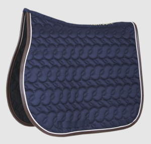 Kentucky Horsewear Schabracke Absorb No Logo Sattelpad Navy-White-Brown Full | kavalio - für mich und mein Pferd