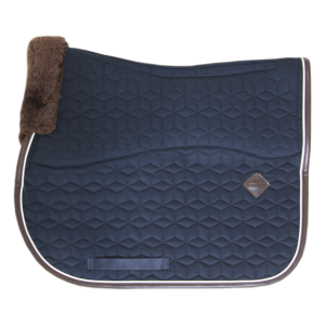Kentucky Horsewear Springschabracke Skin Friendly Sternmuster Sattelunterlage Navy Full | kavalio - für mich und mein Pferd