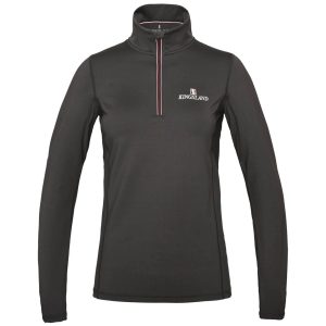 Kingsland Trainingsshirt Damen Longsleeve Classic Limited Grey Forged Iron M | kavalio - für mich und mein Pferd