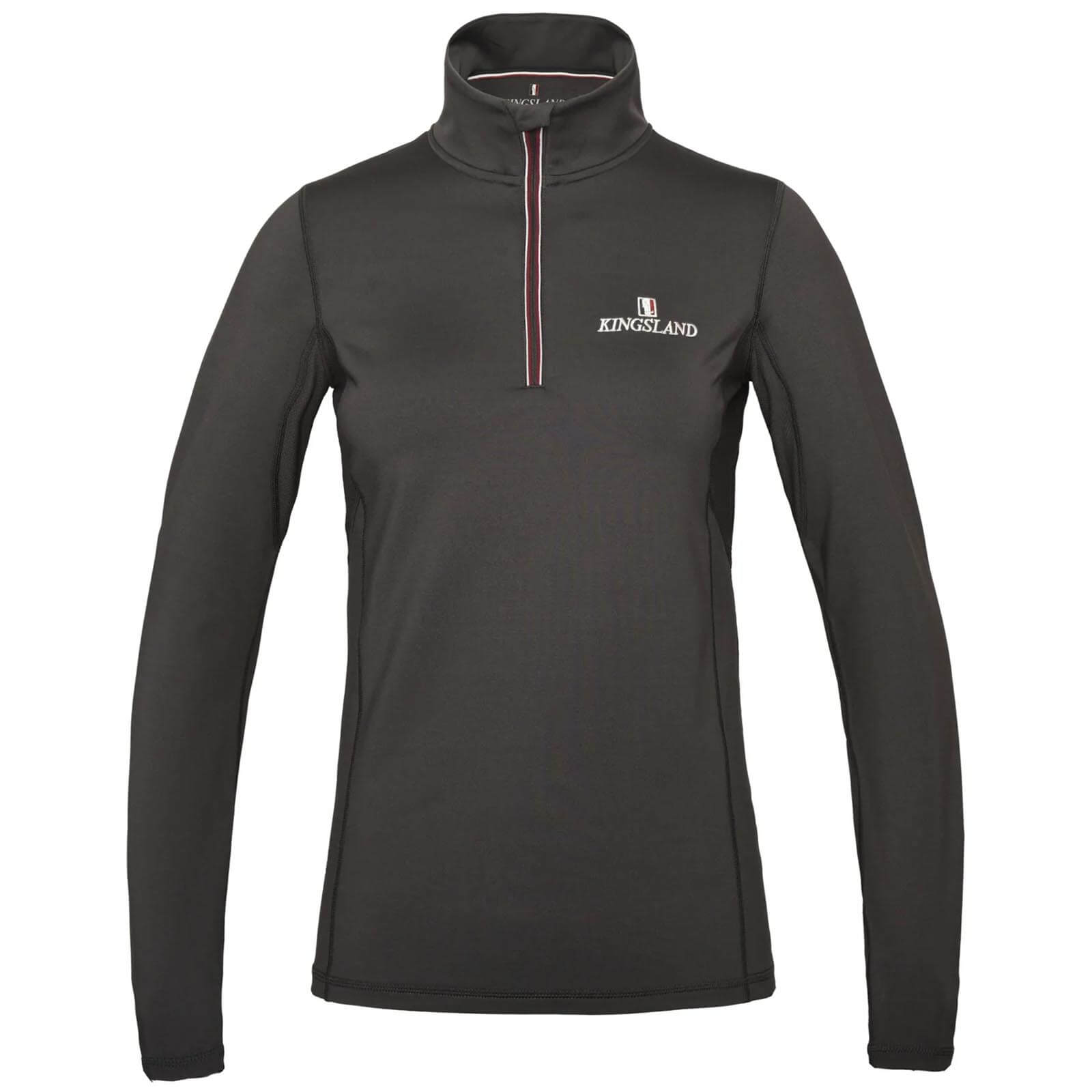 Kingsland Trainingsshirt Damen Longsleeve Classic Limited Grey Forged Iron M | kavalio - für mich und mein Pferd