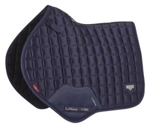 LeMieux Schabracke Loire Classic Satin CC Square Springschabracke Navy L | kavalio - für mich und mein Pferd