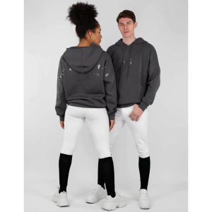 Maximilian Equestrian Hoodie Unisex Icon Oversized Kapuzenpullover Graphite M | kavalio - für mich und mein Pferd