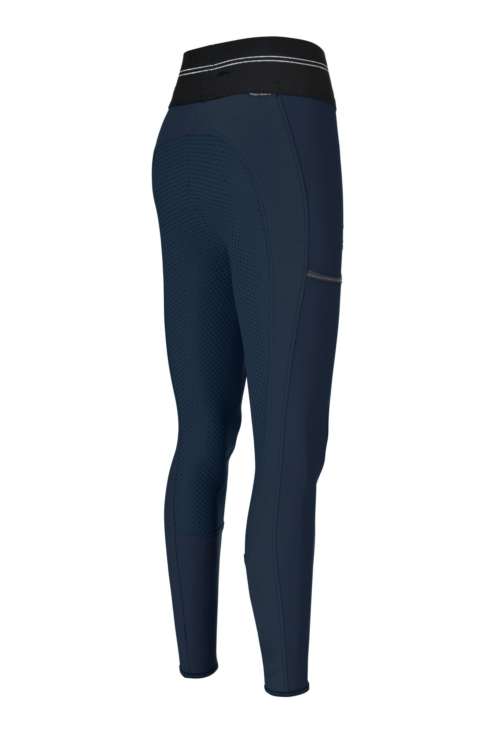 Pikeur Reitleggings Damen Full- Grip Gia Grip Athleisure Classic Ganzbesatz Nightblue 34 | kavalio - für mich und mein Pferd – Bild 2