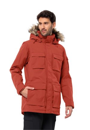 Jack Wolfskin Jack Wolfskin Glacier Canyon Parka Wasserdichter Wintermantel Herren XXL red intense rust – intense rust XXL