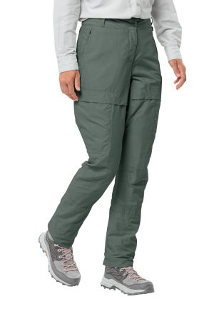 Jack Wolfskin Jack Wolfskin Barrier Pant Women Hose mit Mücken- und Sonnenschutz Damen 40 green Hedge Green – Hedge Green 40