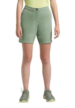 Jack Wolfskin Jack Wolfskin Hiking Alpine Short Women Kurze Wanderhose Damen 34 green eucalyptus – eucalyptus 34