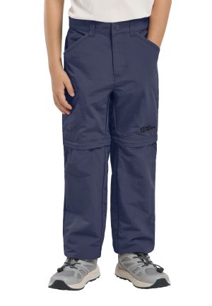 Jack Wolfskin Jack Wolfskin Safari Zip Off Pants Kids Zip-Off Hose mit UV-Schutz Kinder 116 blue night blue – night blue 116