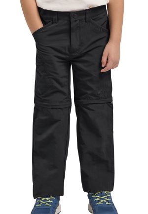 Jack Wolfskin Jack Wolfskin Safari Zip Off Pants Kids Zip-Off Hose mit UV-Schutz Kinder 104 black black – black 104