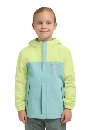 Jack Wolfskin Jack Wolfskin Tucan Jacket Kids Regenjacke Kinder 104  soft jade – soft jade 104