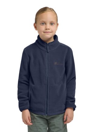 Jack Wolfskin Jack Wolfskin Taunus Jacket Kids Fleecejacke Kinder 128 blue night blue – night blue 128