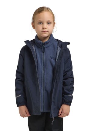 Jack Wolfskin Jack Wolfskin Iceland 3in1 Jacket Kids 3-in-1 Jacke Kinder 152 blue night blue – night blue 152