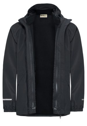 Jack Wolfskin Jack Wolfskin Iceland 3in1 Jacket Kids 3-in-1 Jacke Kinder 104 grey