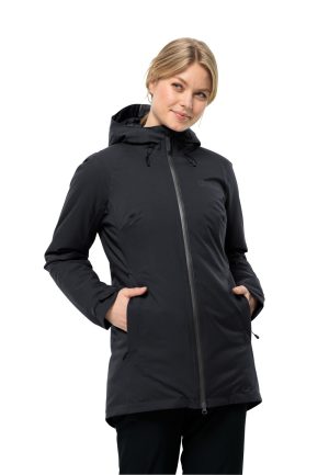 Jack Wolfskin Jack Wolfskin Stirnberg Ins Jacket Women Wasserdichte Winterjacke Damen XS black black – black XS