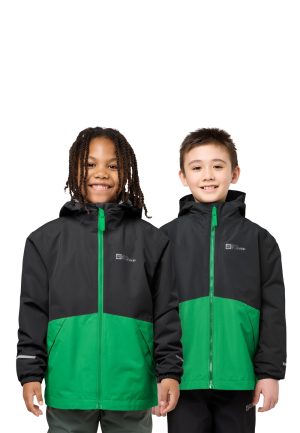 Jack Wolfskin Jack Wolfskin Iceland 3in1 Jacket Kids 3-in-1 Jacke Kinder 140 green mystic green – mystic green 140