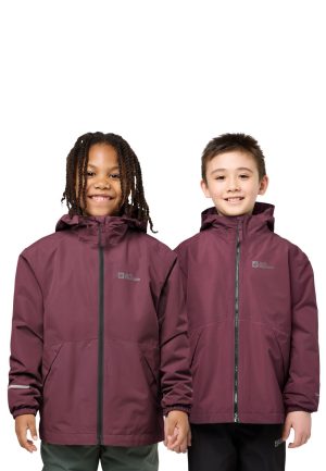 Jack Wolfskin Jack Wolfskin Iceland 3in1 Jacket Kids 3-in-1 Jacke Kinder 116 purple amaranth – amaranth 116