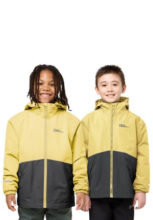 Jack Wolfskin Jack Wolfskin Iceland 3in1 Jacket Kids 3-in-1 Jacke Kinder 128 yellow lemon ice – lemon ice 128