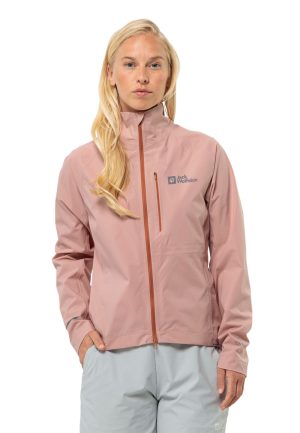 Jack Wolfskin Jack Wolfskin Gravex 2.5L Jacket Women Fahrrad-Regenjacke Damen XXL pink Rose Dawn – Rose Dawn XXL