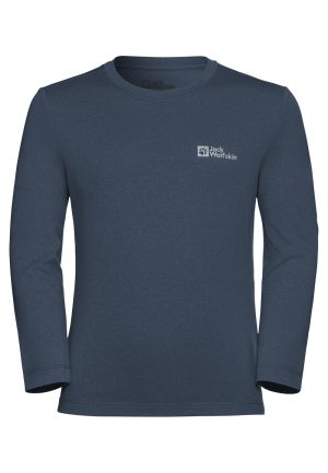 Jack Wolfskin Jack Wolfskin Actamic Longsleeve Kids Langarm Funktionsshirt Kinder 92 blue midnight sky – midnight sky 92