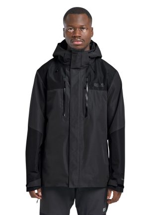 Jack Wolfskin Jack Wolfskin Jasper 2L Jacket Men Wasserdichte Regenjacke mit Kapuze Herren XL grey Phantom – Phantom XL