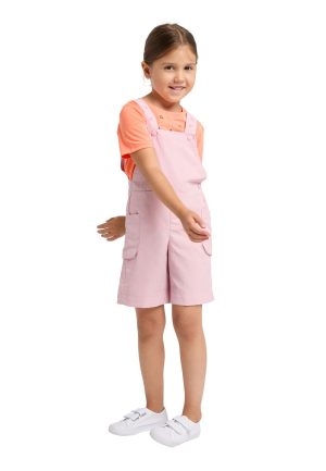 Jack Wolfskin Jack Wolfskin Smileyworld Overall Kids Kurze Latzhose Kinder 104 pink Water Lily – Water Lily 104