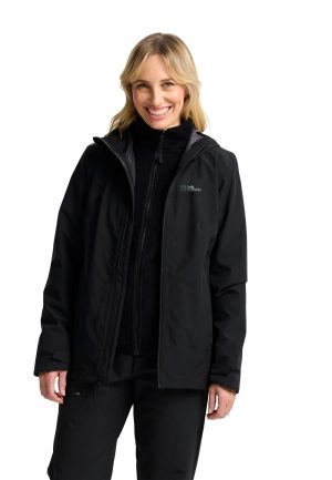Jack Wolfskin Jack Wolfskin Moonrise 3in1 Jacket Women 3 in 1 Jacke Damen XXL black black – black XXL