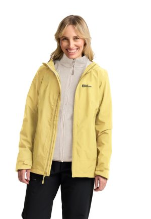 Jack Wolfskin Jack Wolfskin Moonrise 3in1 Jacket Women 3 in 1 Jacke Damen XXXL yellow lemon ice – lemon ice XXXL