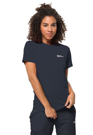 Jack Wolfskin Jack Wolfskin Essential T-Shirt Women T-Shirt aus Bio-Baumwolle Damen XS blue night blue – night blue XS