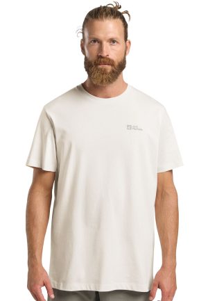 Jack Wolfskin Jack Wolfskin Essential T-Shirt Men T-Shirt aus Bio-Baumwolle Herren XXXL white cotton white – cotton white XXXL