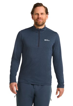 Jack Wolfskin Jack Wolfskin SKY Thermal HZ Men Langarm Funktionsshirt Herren XXXL blue midnight sky – midnight sky XXXL