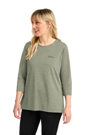 Jack Wolfskin Jack Wolfskin Crosstrail 3|4 T-Shirt Women Funktionsshirt Damen XS green mint leaf – mint leaf XS