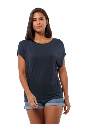 Jack Wolfskin Jack Wolfskin Mola T-Shirt Women T-Shirt Damen L blue night blue – night blue L