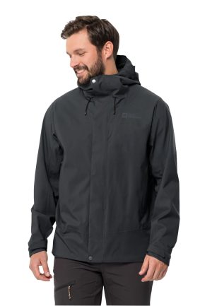 Jack Wolfskin Jack Wolfskin Kammweg 2L Jacket Men Regenjacke Herren S grey