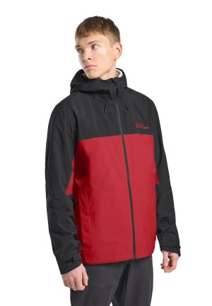 Jack Wolfskin Jack Wolfskin Weiltal 2L Jacket Men Regenjacke Herren XXL red adrenaline red – adrenaline red XXL