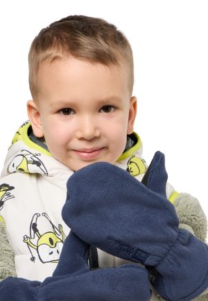 Jack Wolfskin Jack Wolfskin Fleece Mitten Kids Fleece-Handschuhe Kinder 128 blue night blue – night blue 128
