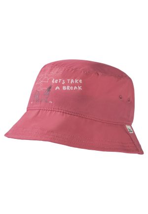 Jack Wolfskin Jack Wolfskin AT Home Bucket Hat Kids Bucket Hat Kinder S pink soft pink – soft pink S